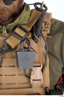 Andrew Elliott TF - Details of Uniform bulletproof vest upper…